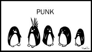 Punk penguin