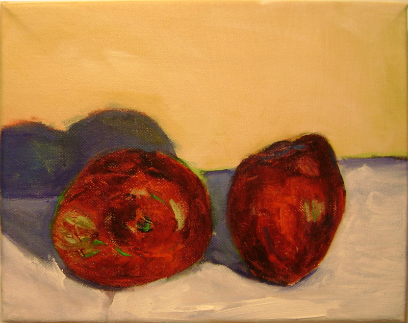2 Delicious--Acrylic on Canvas--8x10 inches