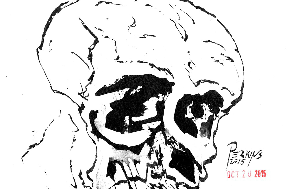 Inktober Day 20 Skull