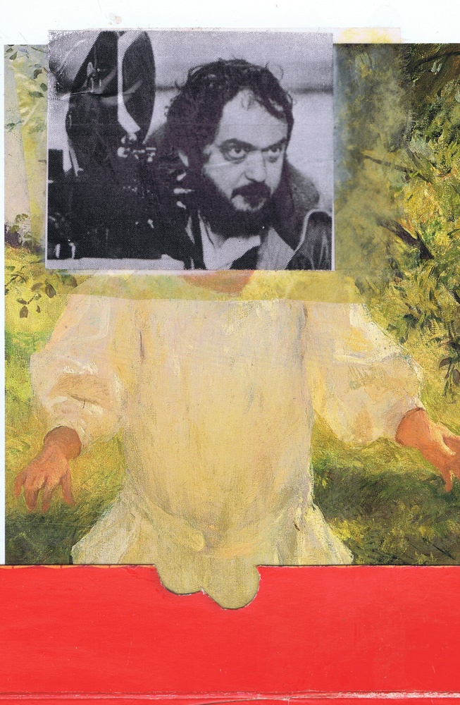 Laddie Kubrick Found photo and paper on postcard. 